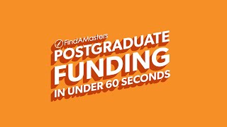 Postgraduate Funding in Under 60 Seconds [upl. by Yaned]