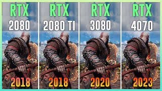 RTX 2080 vs RTX 2080 TI vs RTX 3080 vs RTX 4070  Test in 12 Games [upl. by Marlea934]