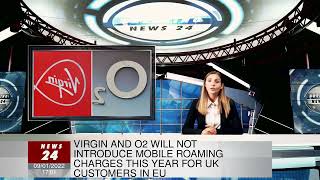 Virgin and O2 will not introduce mobile roaming charges this year for UK customers in EU [upl. by Riana]