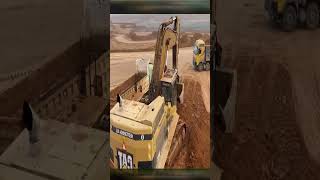 Caterpillar 365C Excavator Loading Mercedes amp MAN Trucks [upl. by Sandra251]