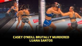 UFC 305 Highlights Casey O’Neill Cruises to Victory Over Luana Santos [upl. by Ace]