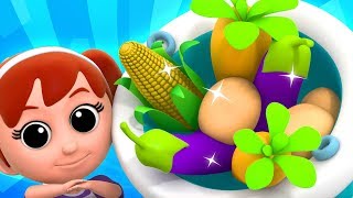 Gemüselied  Kinderreime  Deutsch Kinderlieder  Vegetable Song  Kids ABC TV Deutschland [upl. by Adniroc]