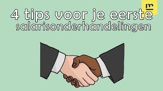 4 tips voor je eerste salarisonderhandelingen [upl. by Nailliw825]