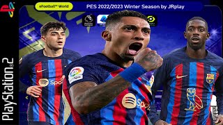 PES 2023 PS2 EUROPEU ABRIL CAMERA PS4 100 ATUALIZADO [upl. by Ziza]