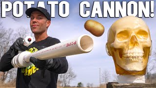 How Lethal is a Potato Cannon [upl. by Allecram]