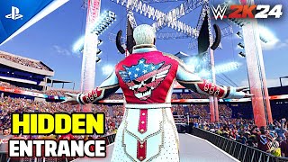 WWE 2K24 HIDDEN Floating Entrance [upl. by Aleacem]