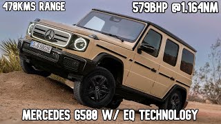 2025 Mercedes G580 EQ Revealed  Electric GWagon  470Kms Range  GTurn amp Much More [upl. by Ymme287]