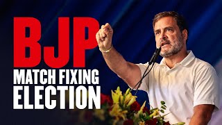 BJP Election का Match fixing कर रही  Rahul Gandhi  New Delhi [upl. by Zaslow884]