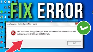 How To Fix Entry Point Not Found  The Procedure Entry Point [upl. by Docila561]