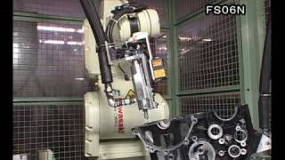 Sealing Motorcycle Engines  Kawasaki Robotics [upl. by Ilrac797]