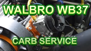 Paramotor Carb rebuild Walbro carburetor service WB37 [upl. by Elletnahc]