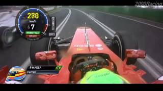 F1 2013 ALONSO Australia Onboard Highlights [upl. by Ettennal]