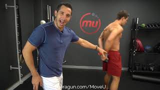 Theragun Foam rolling amp Myofascial Release MoveU [upl. by Murielle]