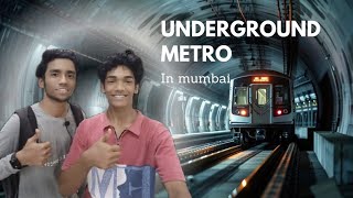 Mumbais First Underground Metro 🚇 JourneyAAREY TO BKC METRO FULL DETAILS JOURNEY [upl. by Orozco607]