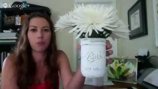 How to Paint a Distressed Mason Jar [upl. by Meit]