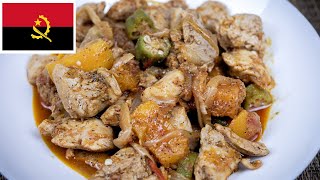 Angolas National Dish Muamba De Galinha  quick recipe [upl. by Hugh]