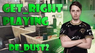 NiP GeTRiGhT plays Dust2 with friberg and f0rest [upl. by Ydrah322]