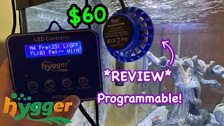 The BEST 60 Programmable Wave Maker for your Fish Tank Hygger 042 Review [upl. by Eiramenna922]