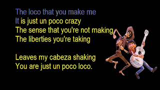 Poco Loco Videoke  Karaoke No Vocals with English and Spanish Lyrics [upl. by Aiciled]