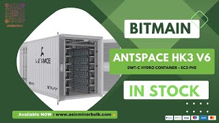 Bitmain Antspace HK3 V6  AsicMinerBulk  asicminerbulk [upl. by Helbona]