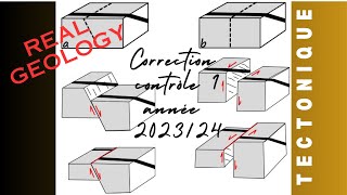 Correction contrôle 1 année 202324 Tectonique analytique [upl. by Ikiv]