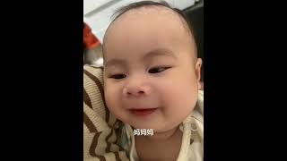 嬰兒語交流baby 嬰語奶聲奶氣cute 混血 [upl. by Sabina]