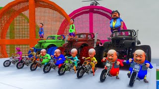 Motu Patlu Impossible Parkour Ramp Challenge With Ghasitaram In Gta 5 [upl. by Auqinom856]