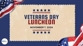 Northborough Senior Center Presents Veterans Luncheon  November 7 2024 [upl. by Wooster]