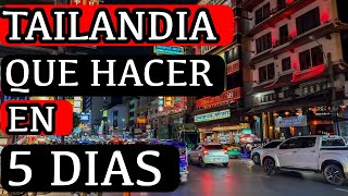 ✈️TAILANDIA ¿Que ver y Que Hacer En 5 Dias  GUIA DEFINITIVA✅ [upl. by Finer]