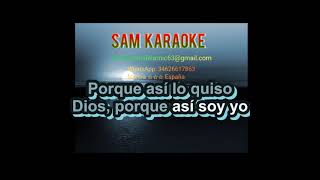 Así Soy Yo Aniceto Molina Karaoke [upl. by Hadias]