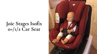 Joie Stages Isofix 012 Car Seat Review  BuggyPramReviews [upl. by Alabaster]