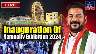 🔴LIVE Nampally Numaish Exhibition Opening  CM Revanth Reddy  Numaish 2024  IND Today [upl. by Aile]