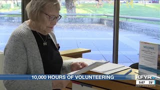 Woman clocks 10000 hours of volunteer time at ND State Museum [upl. by Ericksen]