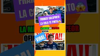 LA MEJOR VS LA PEOR FRANCO COLAPINTO SONG🎵🇦🇷 franco f1 trendingshorts [upl. by Reinnej]