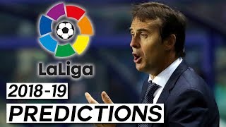 Will Lopetegui Get the Sack La Liga Predictions 201819 [upl. by Ynetsed]