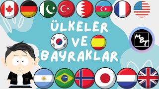 Ülkeler Ve Bayrakları Öğreniyorum  MBT Akademi [upl. by Ignazio2]