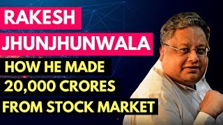 Rakesh Jhunjhunwala Success Story HINDI [upl. by Ahsinned]