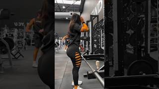 Gym Girl Glutes Bridge Weight Lifting 🔥🍓🍓 crossfit model glutes fitness gymlover legsday abs [upl. by Scoter996]