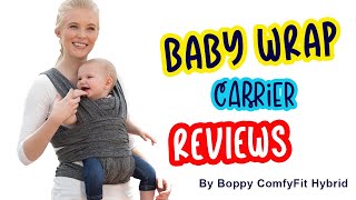 Baby Wrap Carrier Review  Soft Baby Carriers by Boppy ComfyFit Hybrid [upl. by Sille]