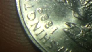 2007 P WASHINGTON QUARTER mint error new discovery [upl. by Matti568]