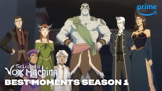 Moments We Loved from Season 1  The Legend of Vox Machina  Prime Video [upl. by Markos]