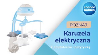 Karuzela elektryczna z projektorem i pozytywką  Canpol babies [upl. by Fates451]