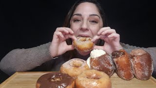 Homemade Filled Donuts  ASMR  Mukbang [upl. by Hazeefah]