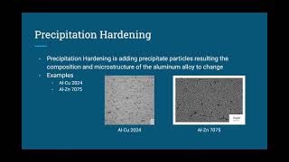 Age Hardening of Aluminum Alloys  MEMT 201001 [upl. by Starlin]