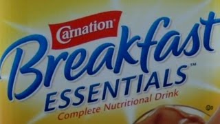 Carnation Breakfast Essentials Rich Milk Chocolate 2011  My Video Museum [upl. by Neeven]