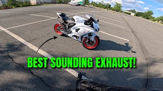 BEST EXHAUST FOR THE YAMAHA R7 [upl. by Ueih]