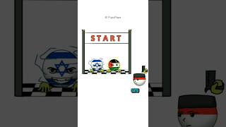 Lomba Lari Palestina VS Isriwil countryballs [upl. by Haggai]