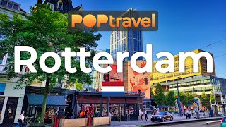 ROTTERDAM Netherlands 🇳🇱 Summer Walking Tour  4K 60fps UHD [upl. by Sherr]