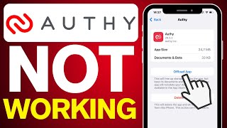 How To Fix Authy App Not Working 2024 [upl. by Nylessoj353]