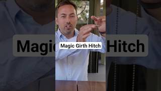 Magic Girth Hitch trick with a ring and climbing sling amp not a chain [upl. by Anait]